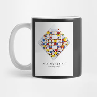 Victory Boogie Woogie with text by Mondrian Mug